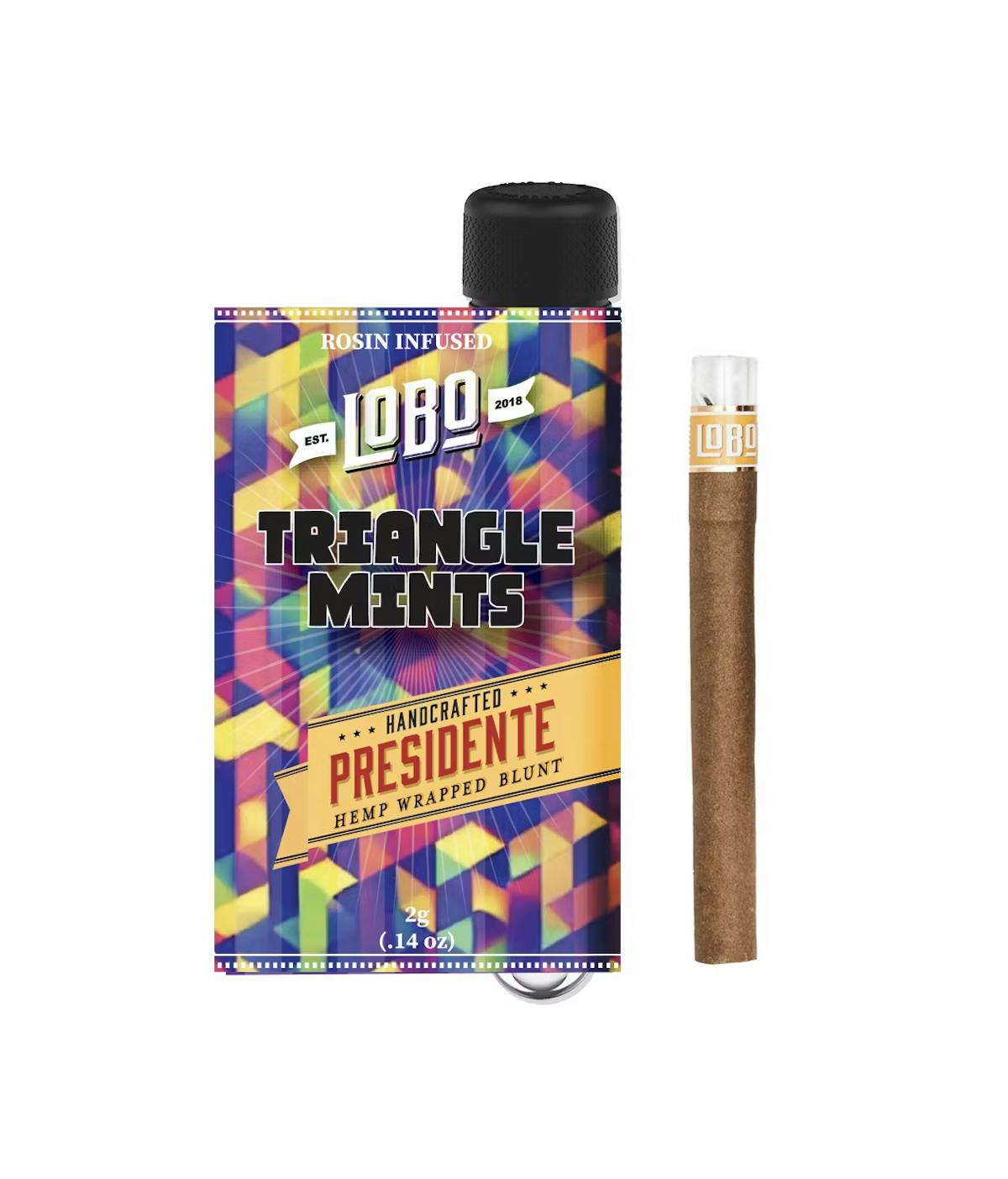 Image of Triangle Mints | 1g “Presidente XL” Infused Blunt