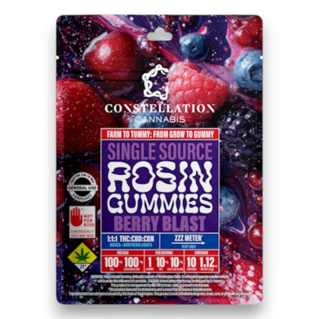 Gravity Gummies CBN 1:1:1 - Mixed Berry 10 Pack - OVERSTOCK