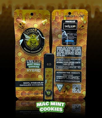 Product: Canna Bee | Mac Mint Cookie | Live Resin Disposable Hybrid