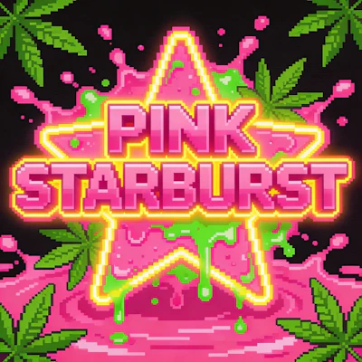 DELI - Pink Starburst - FLOWER by Narvona at King of Budz