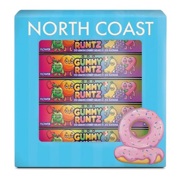 North Coast x Herb Wealth x Black Label - 2.5g Rice Paper Donut Tier 1 - Gummy Runtz