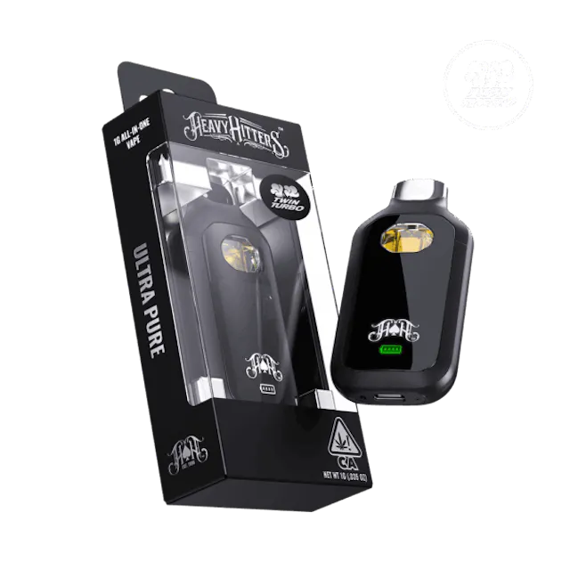 Heavy Hitters AIO Disposable White Widow 1g (sativa, disposables)