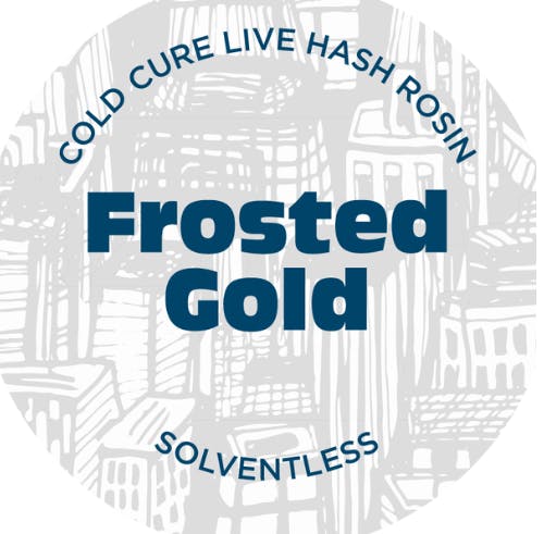 Frosted Gold Cold Cure Live Rosin | Nyce