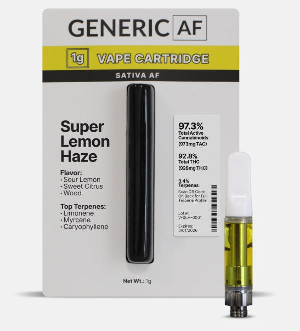 Super Lemon Haze | Liquid Diamond 510 Cart | 1g | Qube