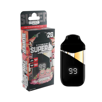 Superfire - 2g Disposable - Strawberry Sharpie (H)