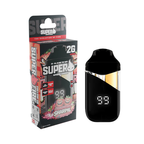 Superfire - 2g Disposable - Strawberry Sharpie (H)