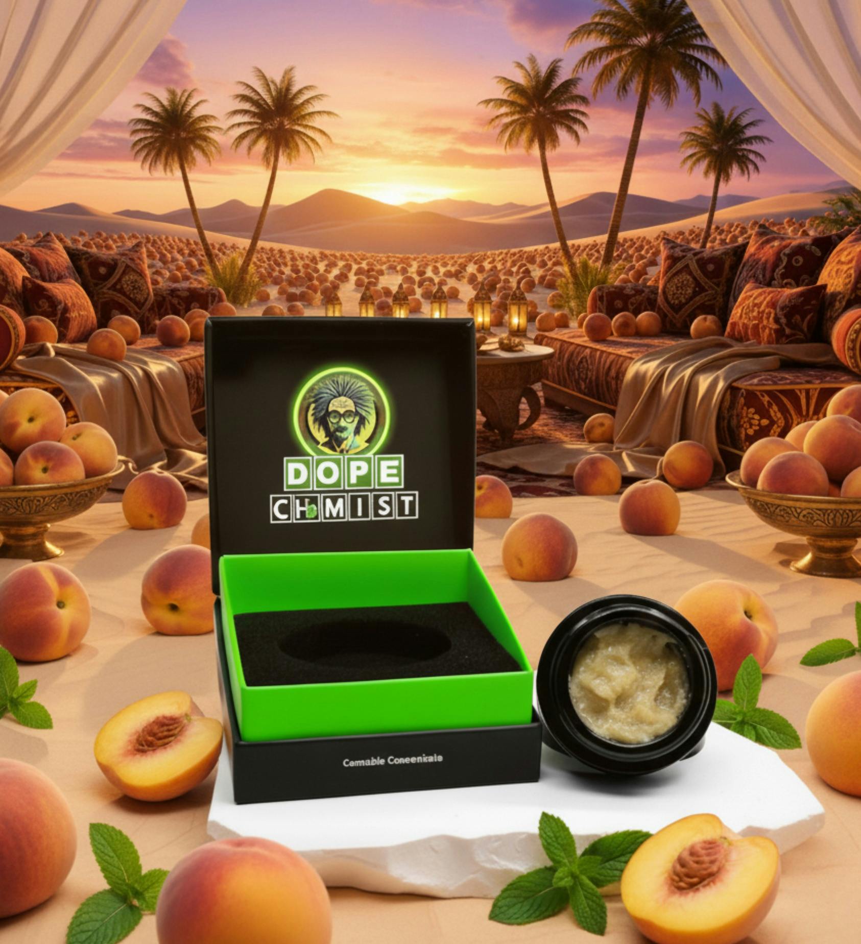 Product Dope Chemist | Moroccan Peaches | Live Hash Rosin