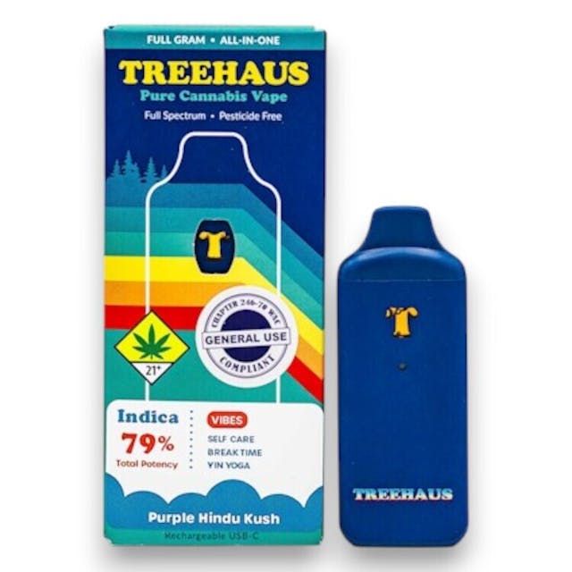 Treehaus AIO - Purple Hindu Kush - 1g