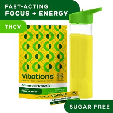 Lemon Lime | Vibations Infused Drink Mix | 10 Pack (50mg)