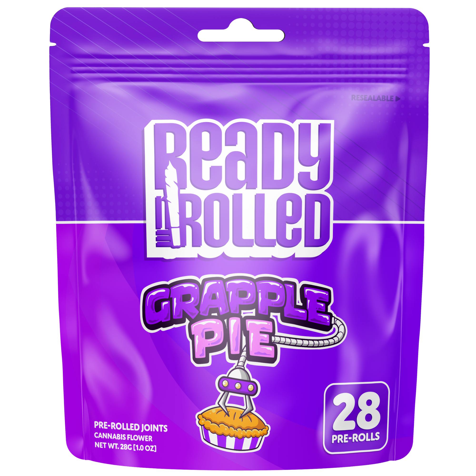 Ready Rolled 28 x 1g Prerolls Grapple Pie