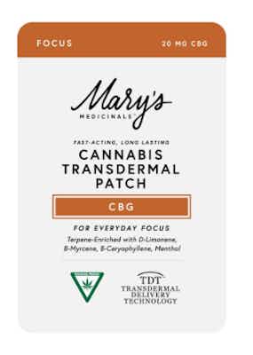 Product: Focus Patch | Mary's Medicinals