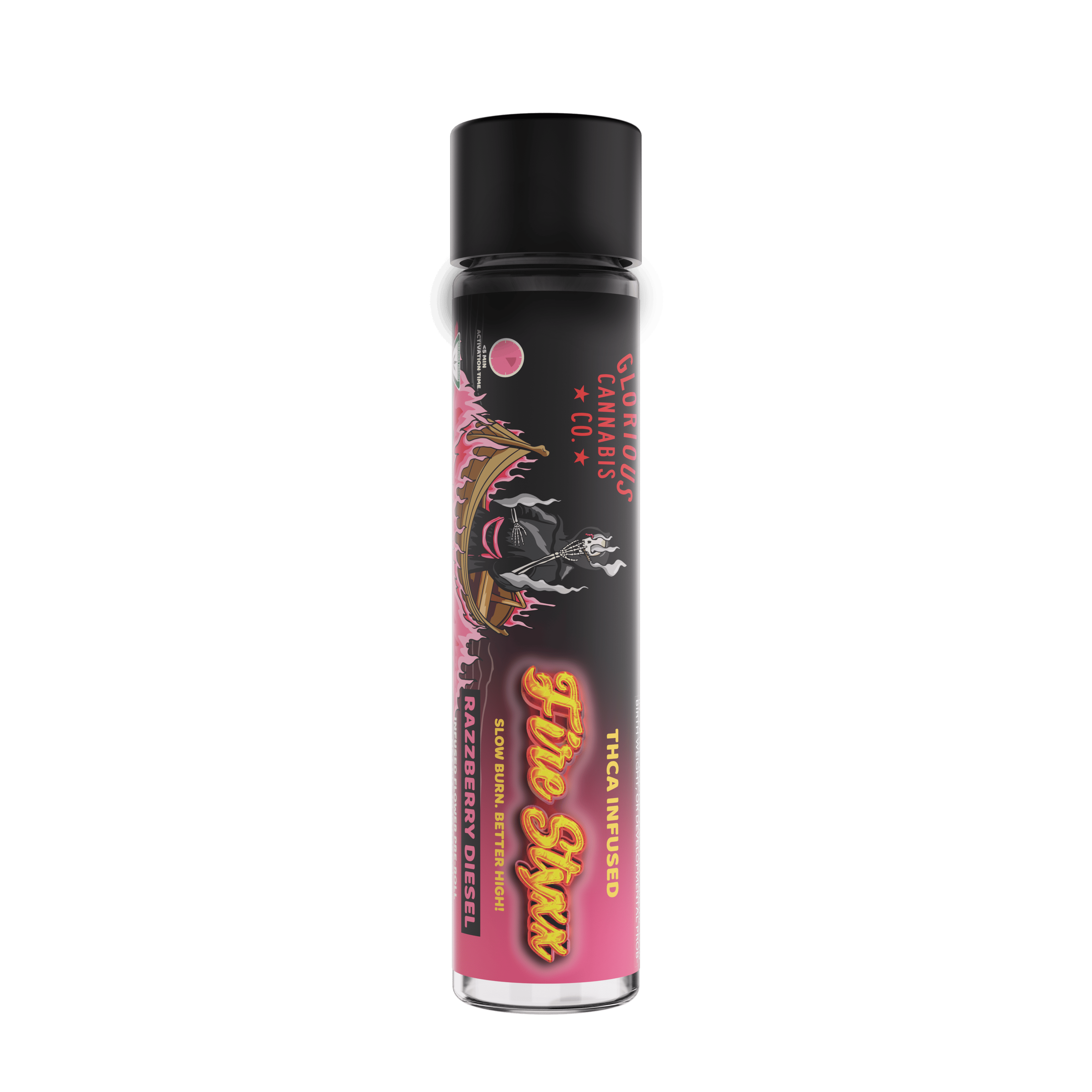 Fire Styxx Razzberry Diesel | Infused Pre-Roll | 1 g - RoadTrip