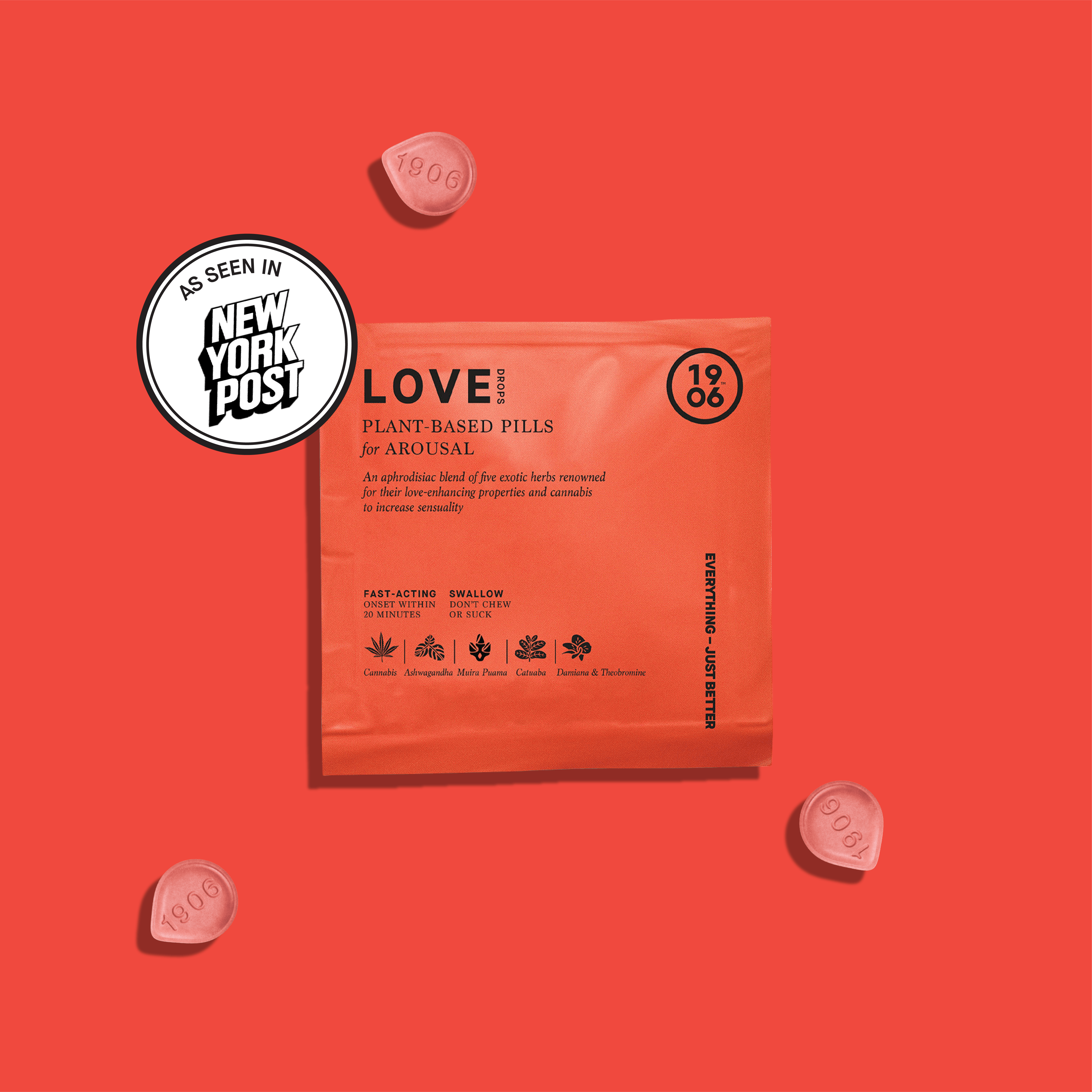 Love Drops 4-pack 0.01g Orals | 1906