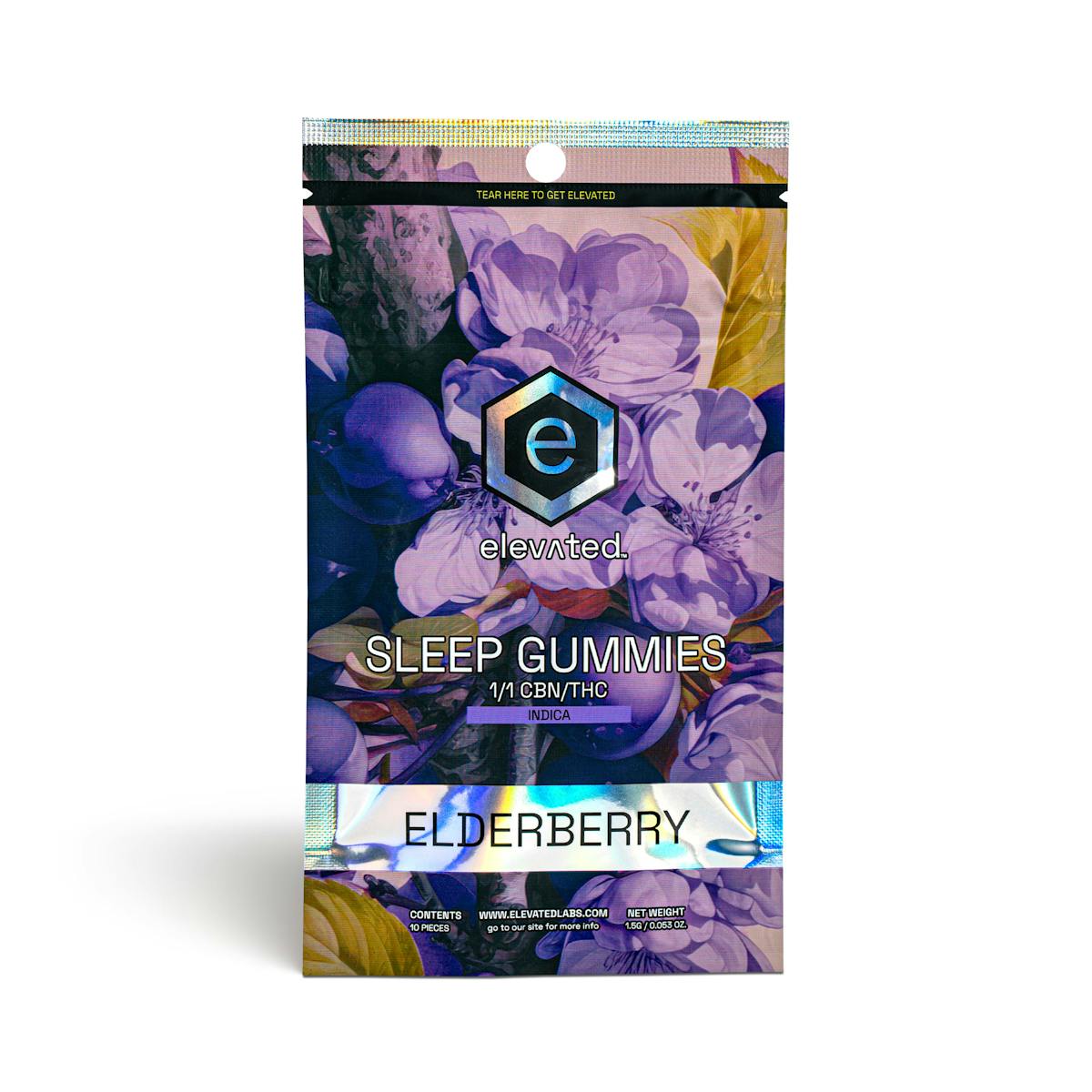 Photo of Elderberry (Indica) Rare 1:1 Gummies – 100mg
