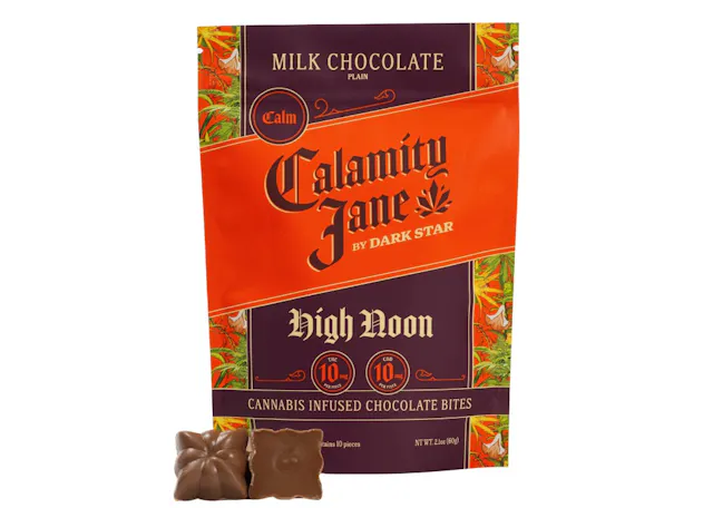 Dark Star Calamity Jane | High Noon - Milk Chocolate Bites | 100 mg
