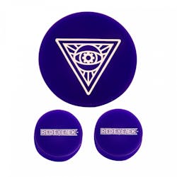 Red Eye Tek | Silicone Reusable Res Cleaning Caps - Purple - 3pk