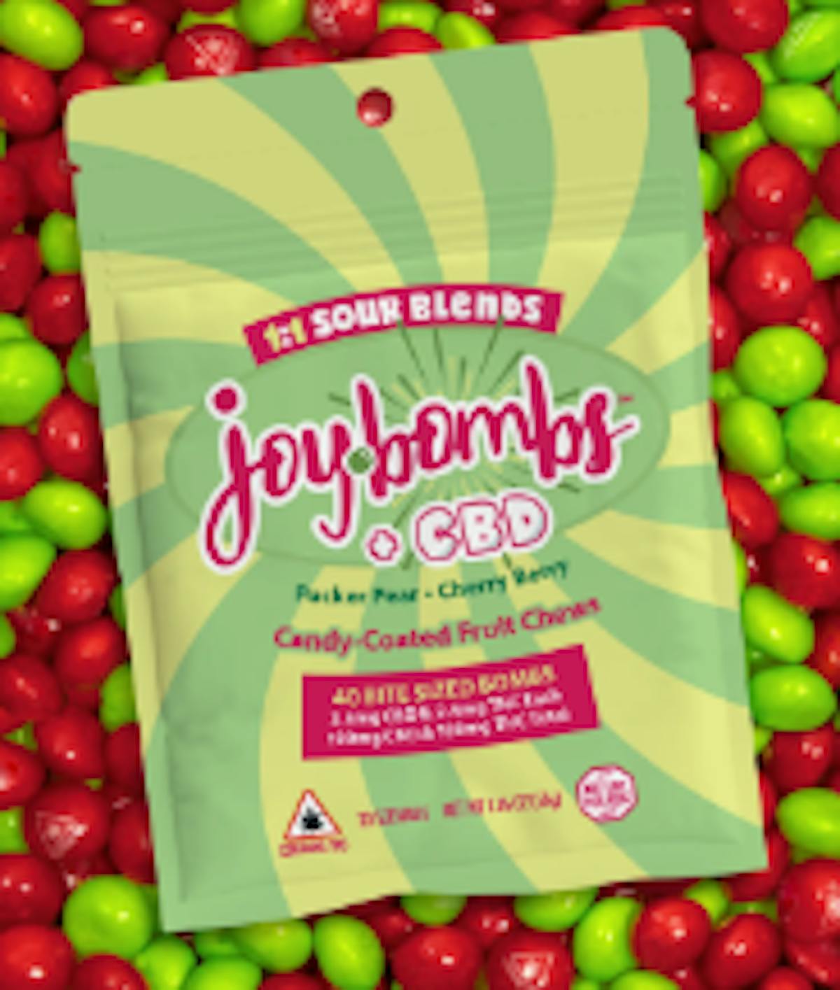 Photo of Joybombs 1:1 Sour 100mg 40k (THC:CBD)