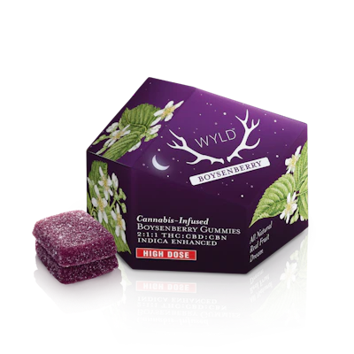 200mg | Boysenberry 2:1:1 CBD:CBN + Indica Enhanced Gummies