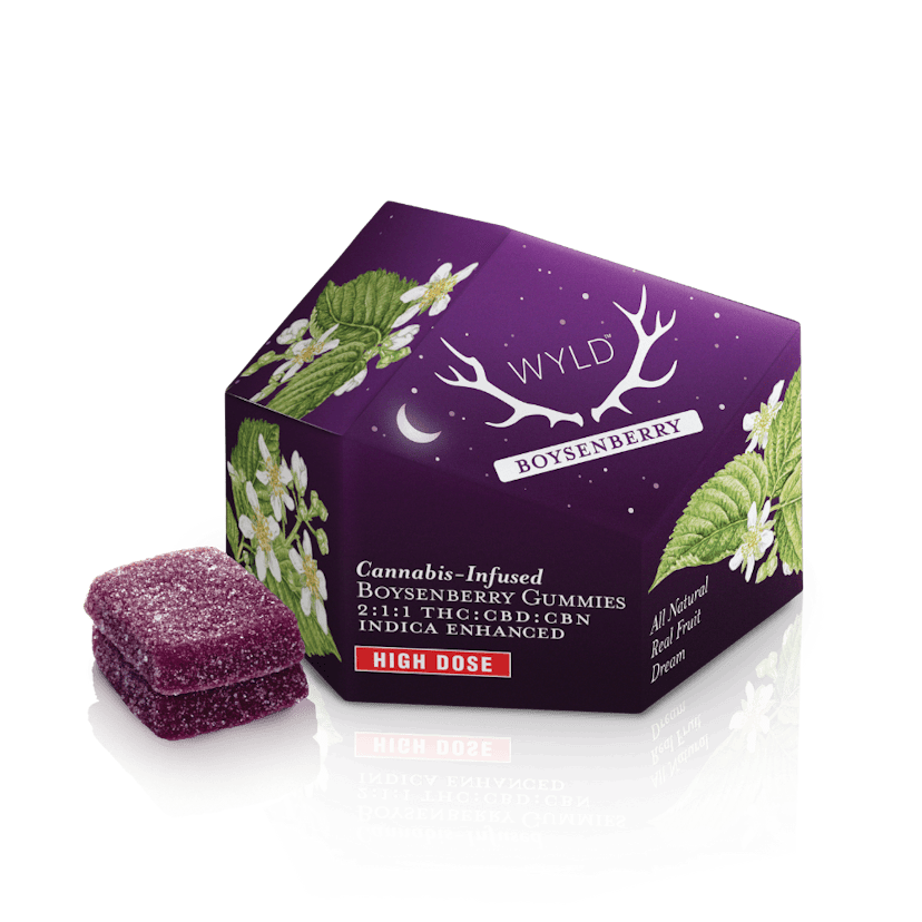 200mg | Boysenberry 2:1:1 CBD:CBN + Indica Enhanced Gummies