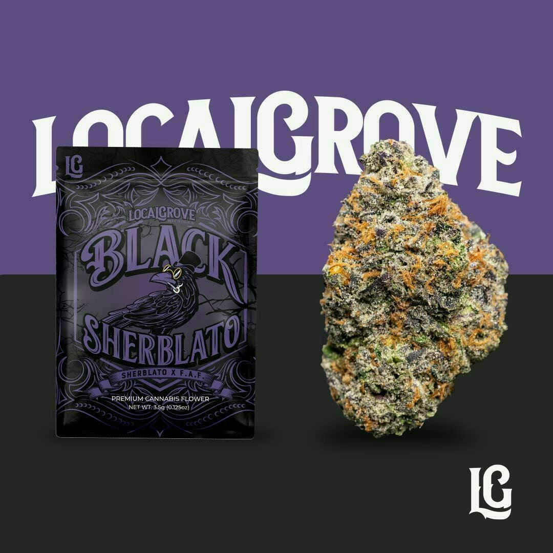 Local Grove - 3.5g Prepack - Black Sherblato
