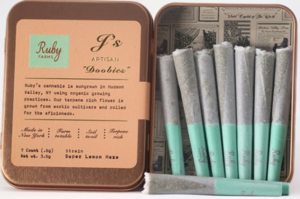 Product Preroll Doobies | Super Lemon Haze (S) 7 pack| Ruby Farms