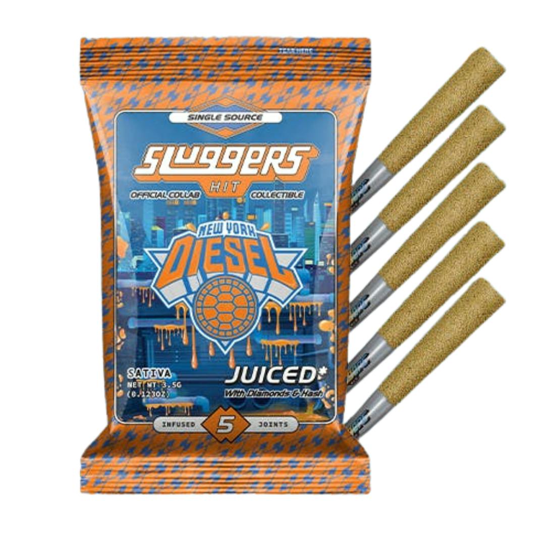 NYC DIESEL HASH & DIAMOND INFUSED 5PK PREROLLS-0