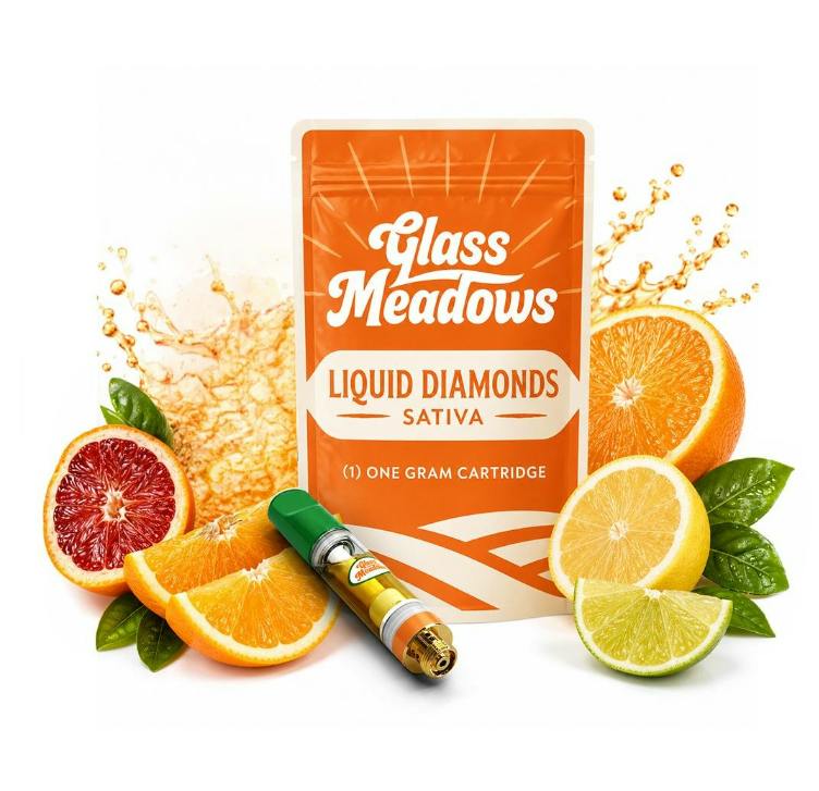 Glass Meadows Energy Drink Liquid Diamonds Cart 1G