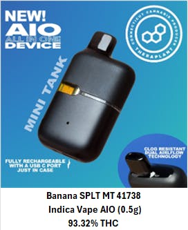 Buy Banana Split | MT Disposable Vape | 1g | 41739 in Hamden | High Profile 