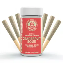 ITHACA ORGANICS | G SOUR | .5 GRAM PRE-ROLL 6 PACK