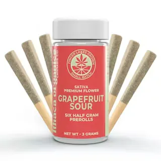 ITHACA ORGANICS | G SOUR | .5 GRAM PRE-ROLL 6 PACK
