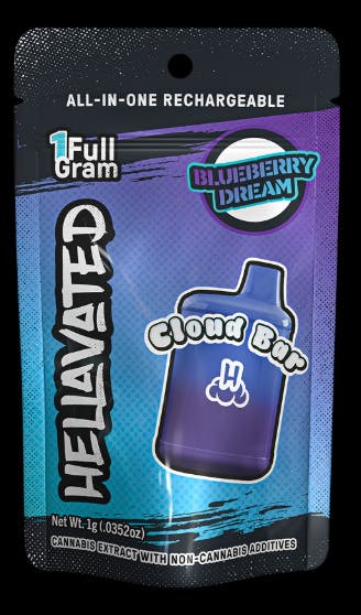 Blueberry Dream Cloud Bar Rechargeable Disposable 1g