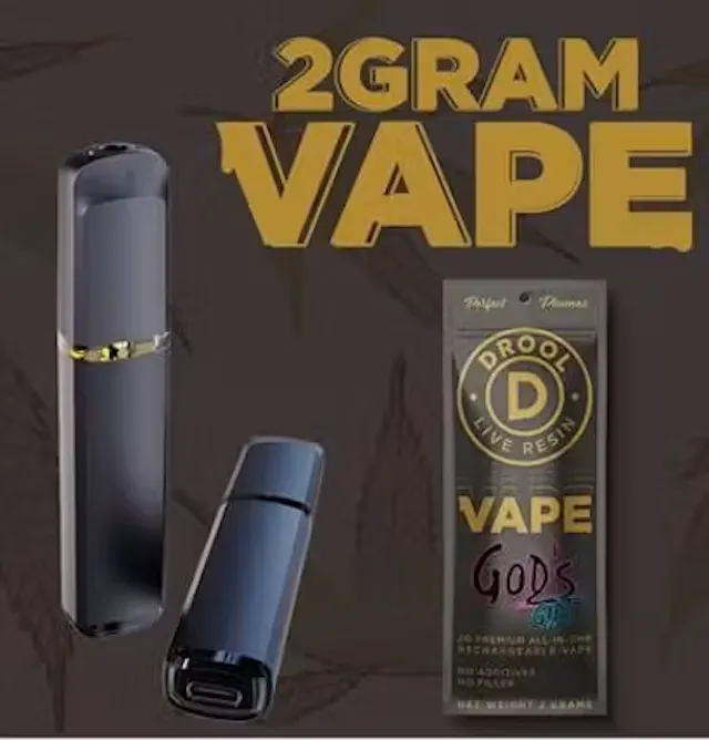 Drool Live Resin Disposable God's Gift 2g (indica)
