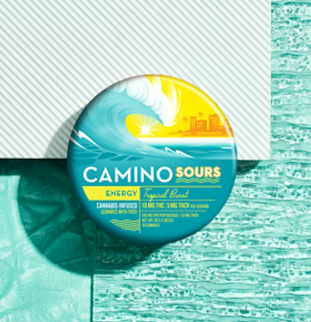 Product Camino | Sours Tropical Burst | Gummies | 10ct | 100mg