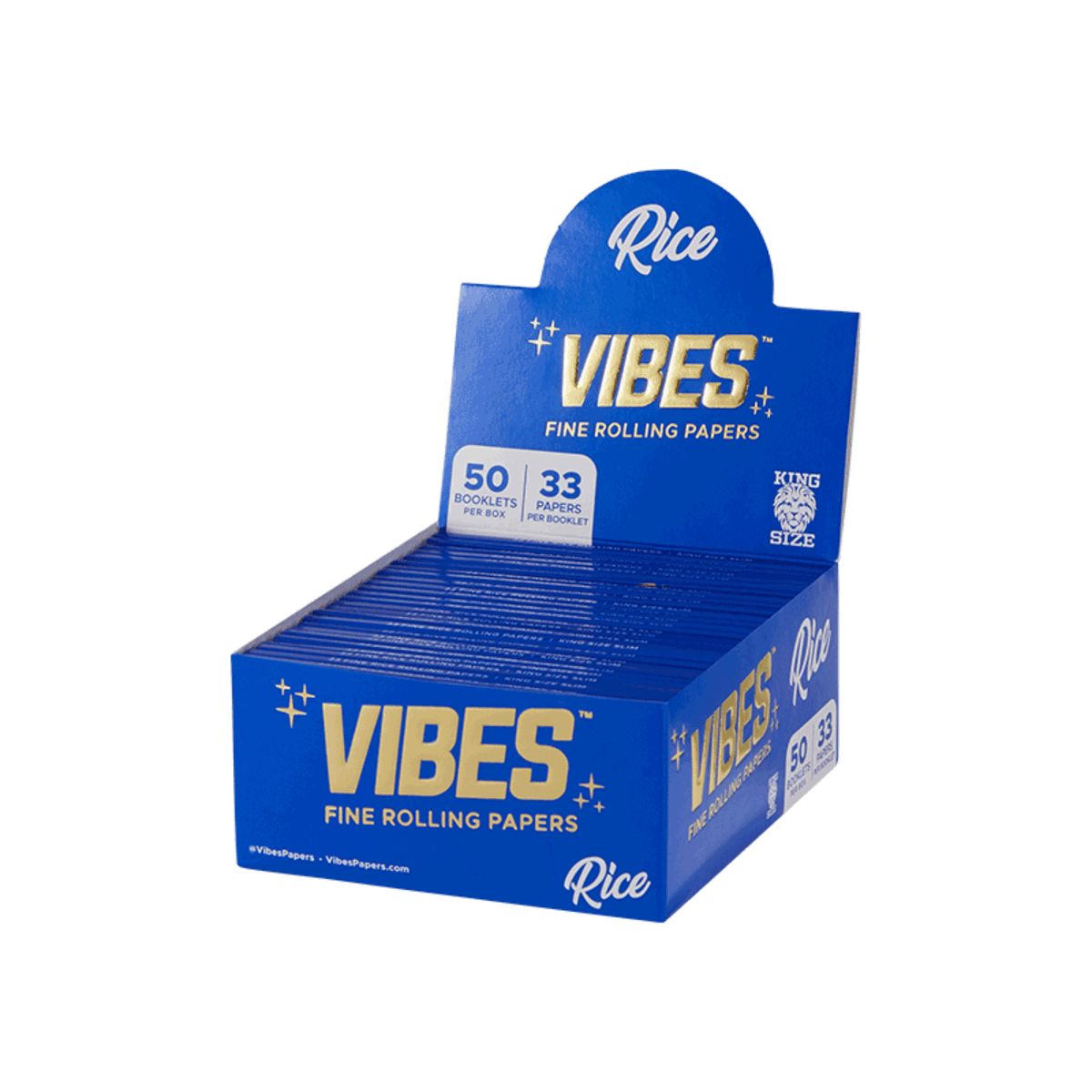 Vibes - rolling papers - king size - rice