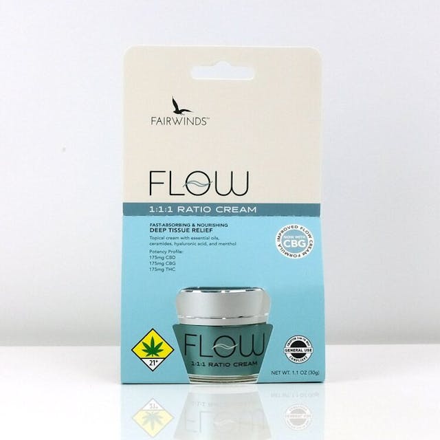 FLOW Cream is a multiple-award-winning formula designed to provide you with a range of benefits. A blend of cannabinoids, clinically-proven terpenes, essential oils, and herbal extracts help support fast-acting relief while ingredients like ceramides and hyaluronic acid promote overall skin health! What is Canna Vera? Canna Vera is a unique-to-Fairwinds extract that allows the full effects of cannabis to shine. Comprised of polysaccharides, lipids, and waxes juiced from the cannabis plant, we use Canna Vera in our FLOW topicals for its consistency (similar to Shea Butter) and because it delivers a noticeable difference in effects.