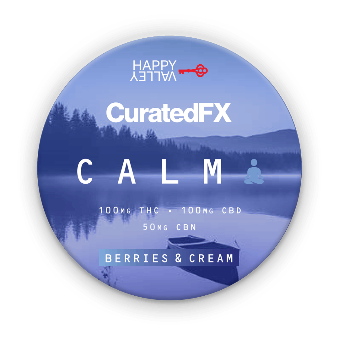 CuratedFX Gummies 100mg - Berries & Cream - CALM