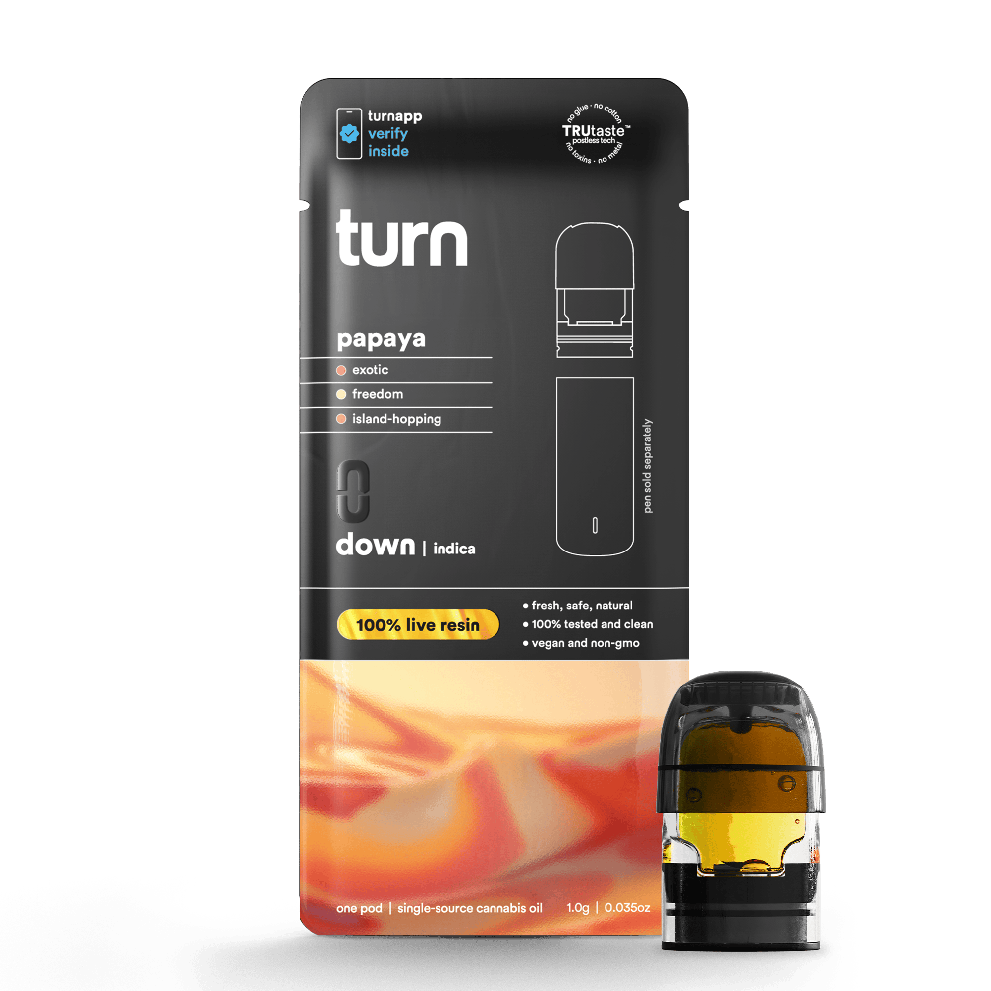 Turn | Live Resin | Papaya | Pod