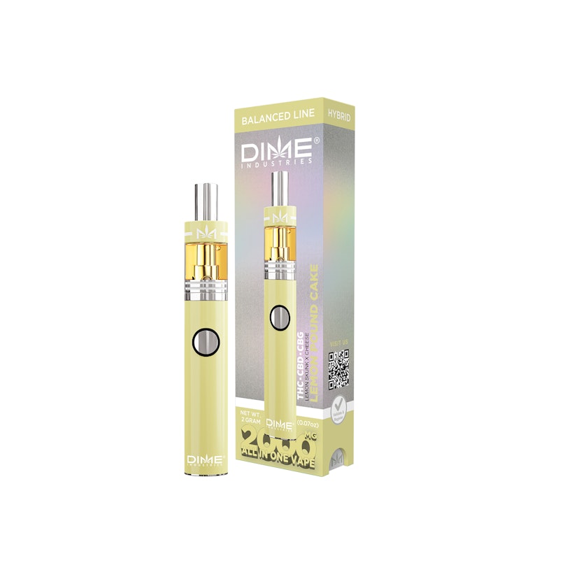 Dime Industries Balanced Disposable : 1:1 Lemon Pound Cake