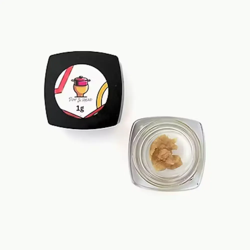 Product Pot & Head - Rainbow Papaya - 1g - Cold Cure Rosin