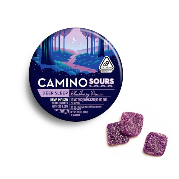 Camino Sours - Blackberry Dream Deep Sleep 1:1:1 (THC:CBD:CBN) - 100mg