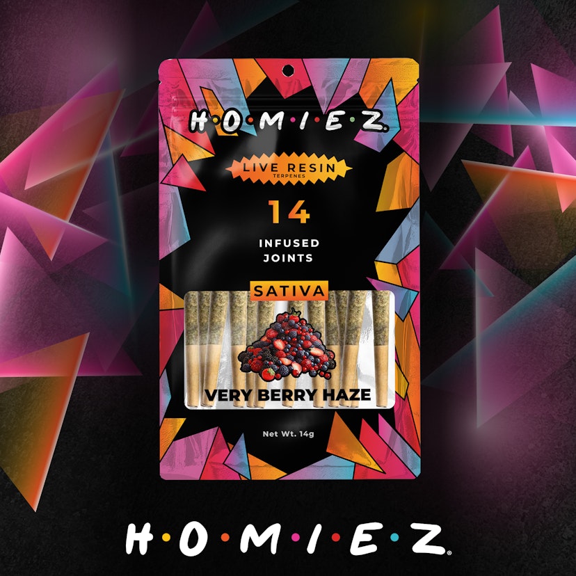 Homiez - Very Berry Haze 14pk. Infused Pre-Rolls