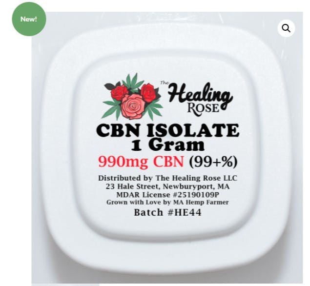 CBN Isolate | Calyx Berkshire Dispensary