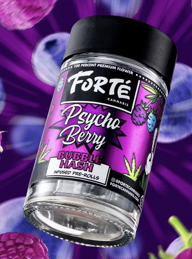 Product: Forte | Infused Pre-Roll 5-Pack - Psycho Berry - 2.5g