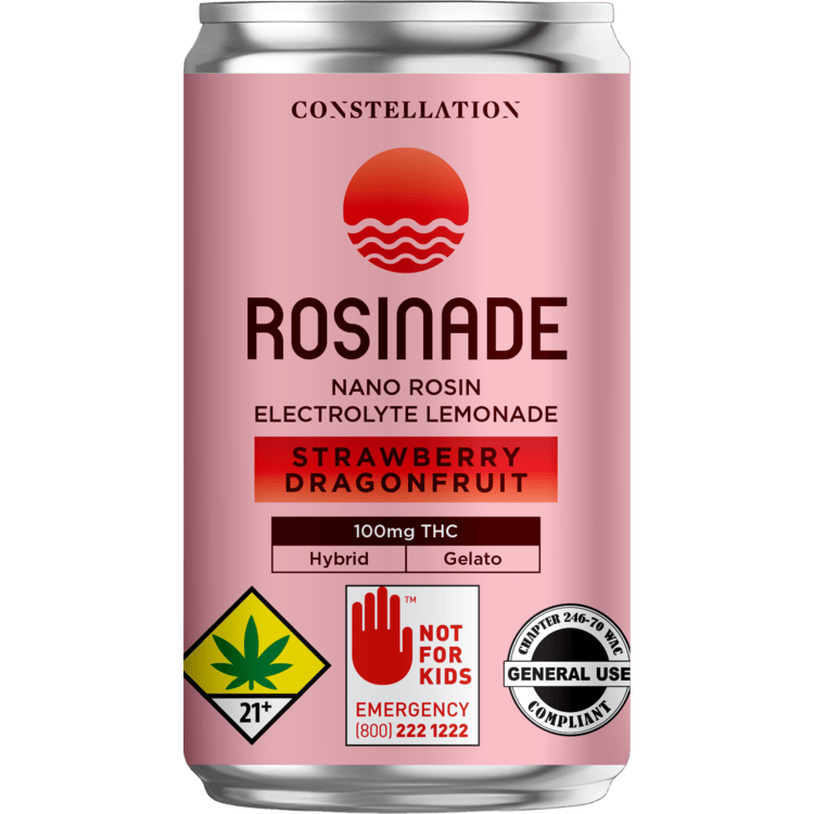 Rosinade: Strawberry Dragon Fruit - Canned Beverage 100mg