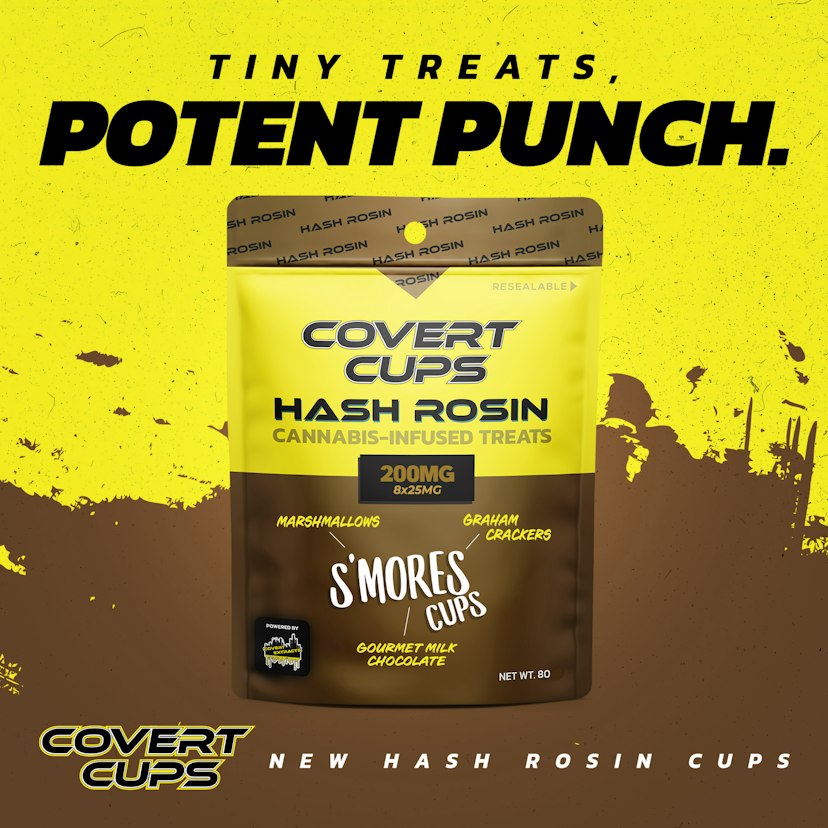 Covert Cups | 200mg Hash Rosin Cups | S'mores