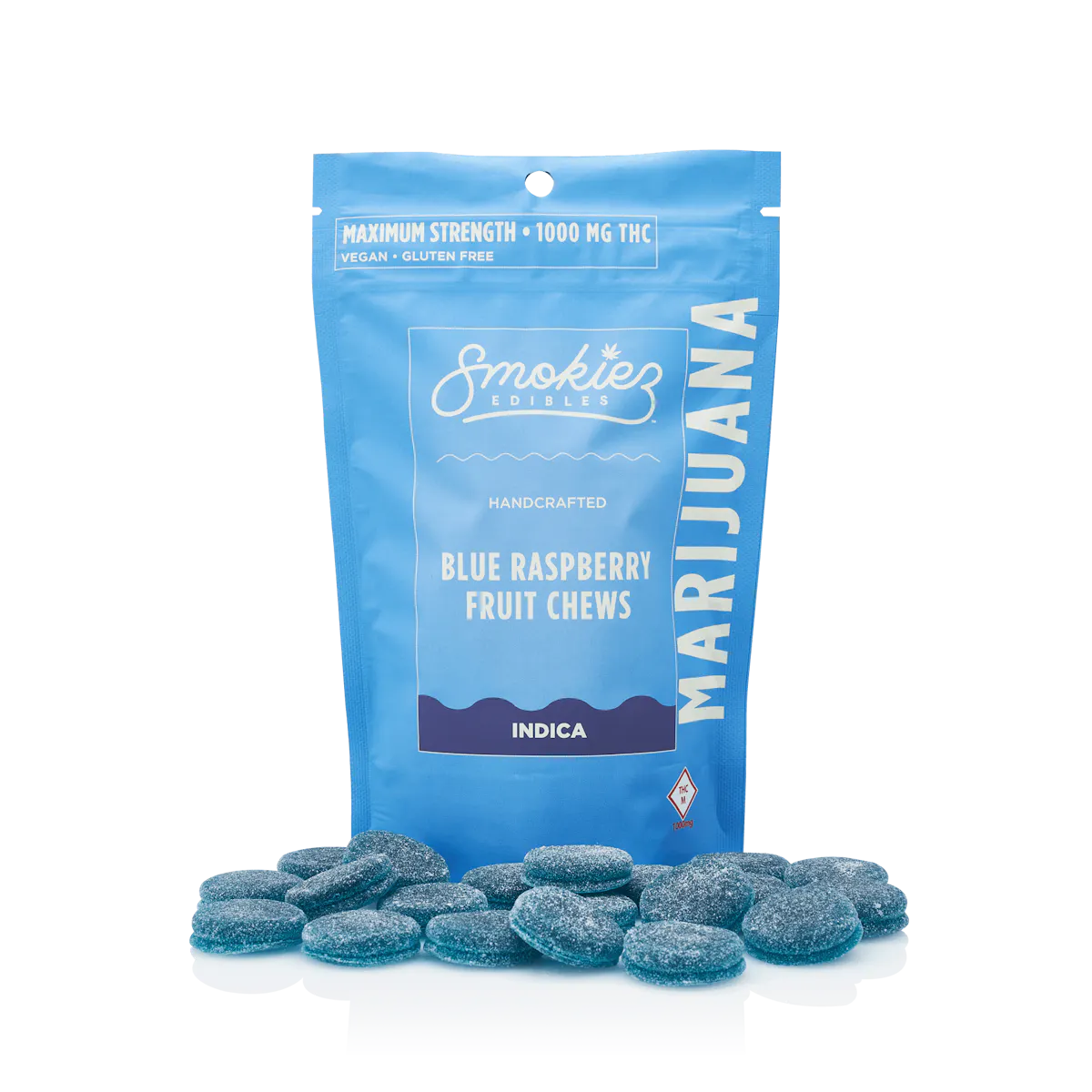 Blue Raspberry I Maximum Strength Gummies | 1000mg 1,000mg Edibles ...