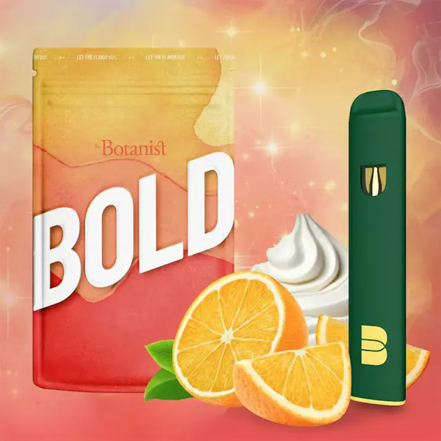 The Botanist BOLD Disposable Orange Cream 1g (sativa, disposables)