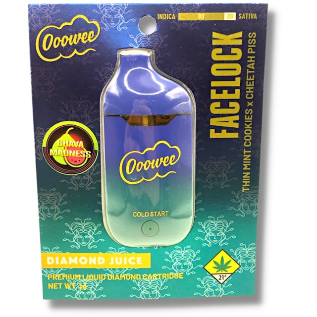 Ooowee - 1G L.D Disposable - Guava Madness - FaceLock - 1g