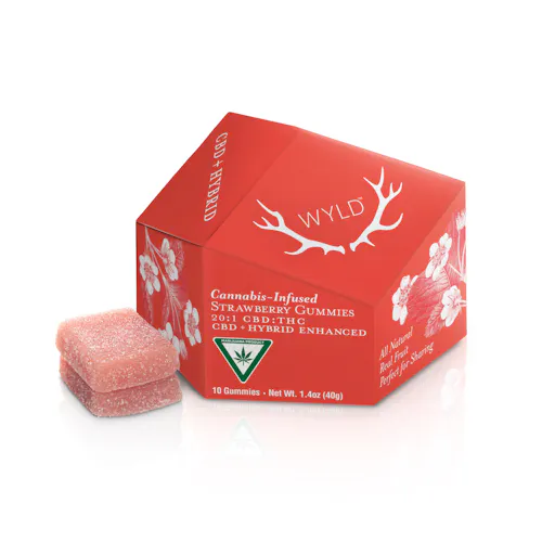 Strawberry 20:1 CBD + Hybrid Enhanced Gummies-1