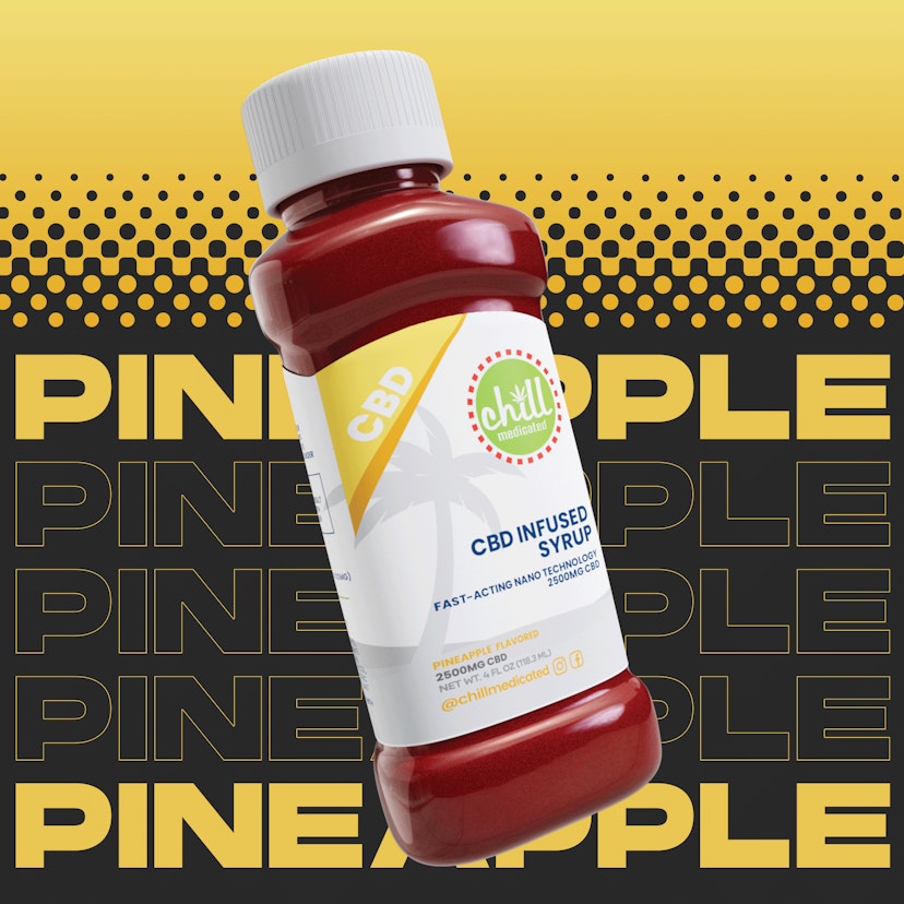 Chill Medicated - Pineapple 2500mg CBD Syrup
